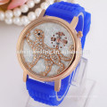 Leopard Dial Silicone Dress Watch Relojes